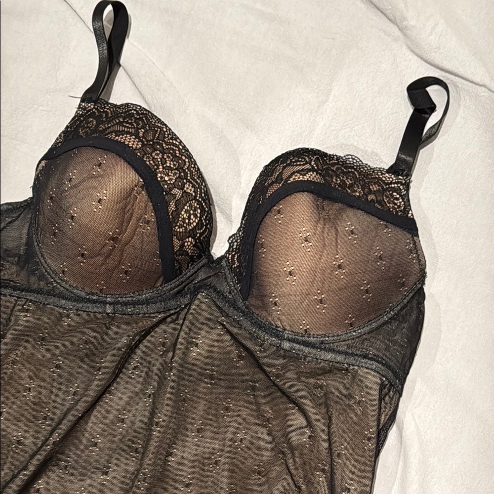 2/$20 Elegant Black Lace Lingerie
